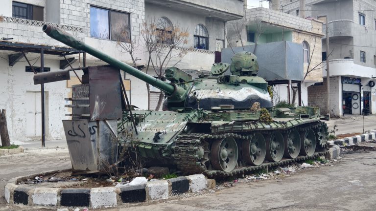 Танк в Сирии